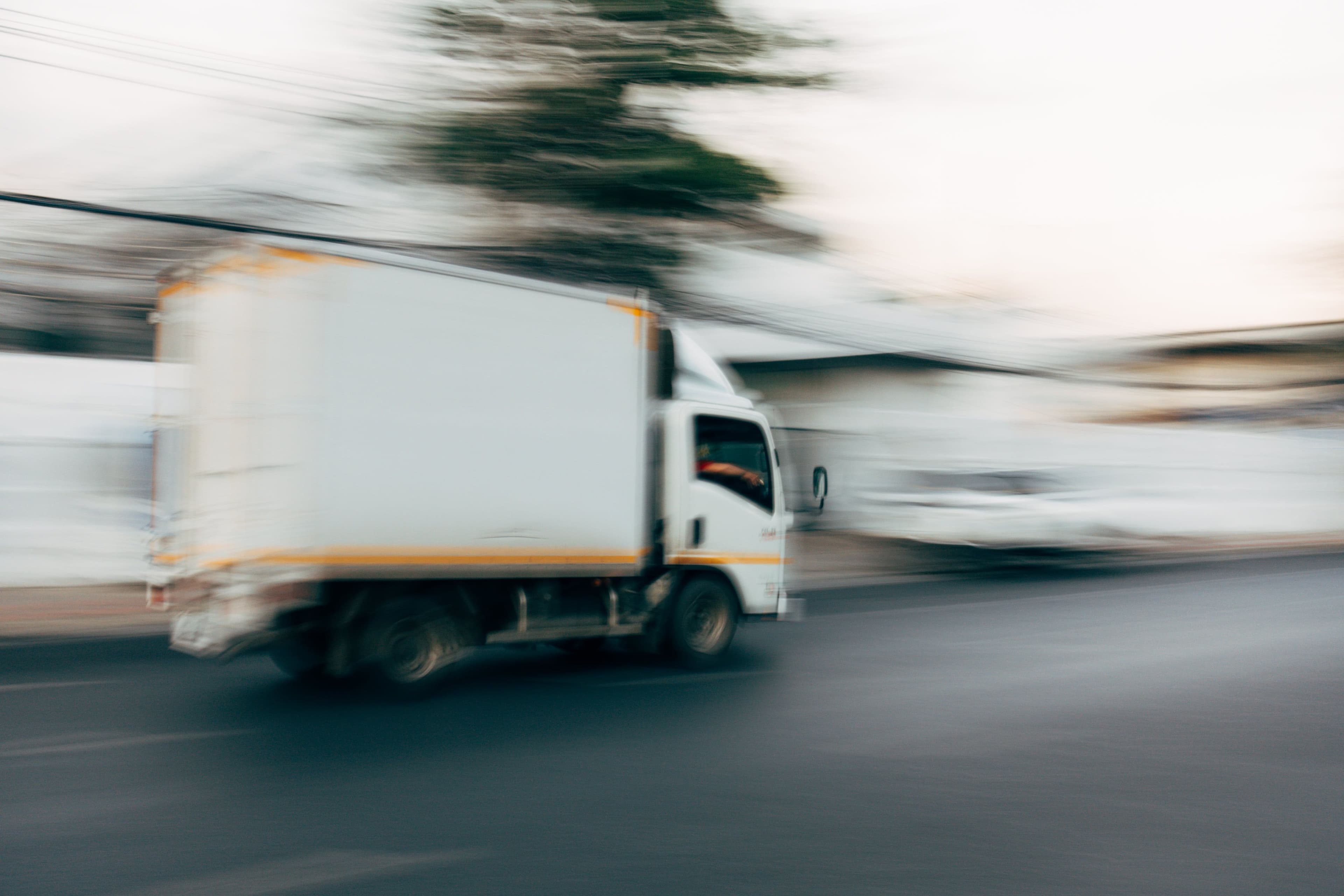 Movvapp truck on the road